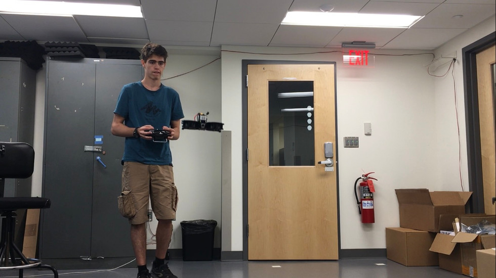 First autonomous drone test