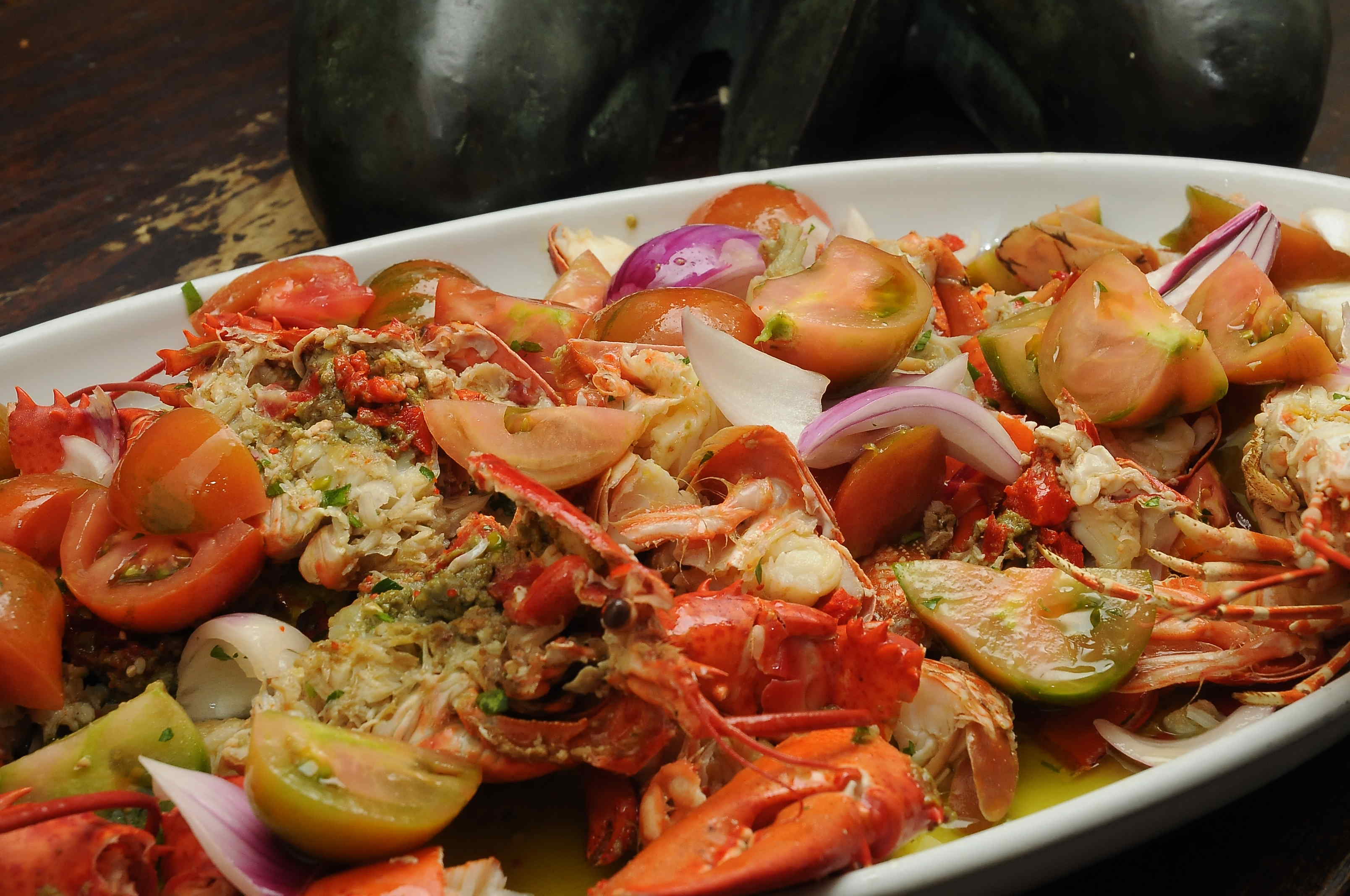 Arranged Food and Objects