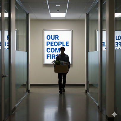 Values alignment failure in organizations