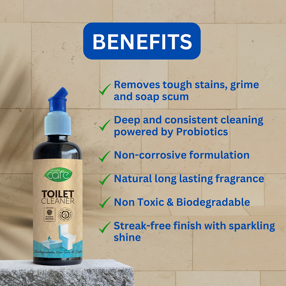 Thumbnail: zerodor care natural toilet cleaning liquid 5 litres can