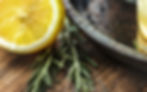 lemon rosemary natural freshener spray