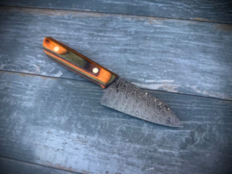 Damascus Parer in Birch