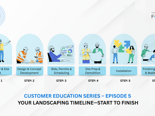 Customer Education Series – Episode 5Your Landscaping Timeline—Start to FinishHelping Clients Understand the Full Process (and Why It Matters)