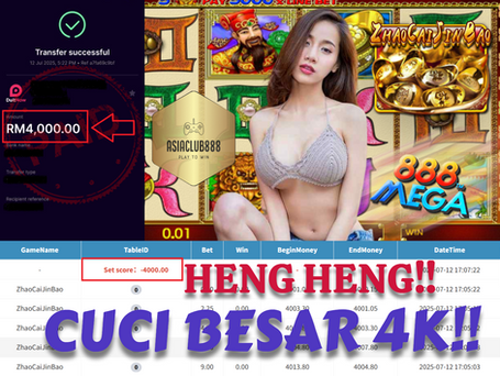 MEGA ZHAOCAIJINBAO CUCI 4000!!