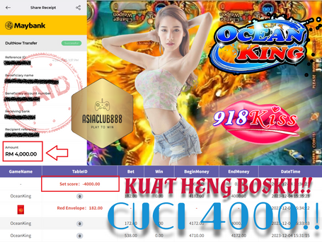 KISS OCEANKING CUCI 4000!!