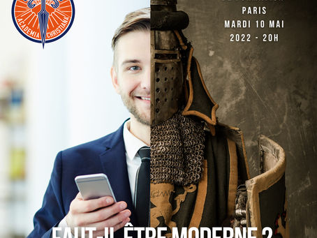 Conférence à Paris le mardi 10 mai - Faut-il être moderne ?