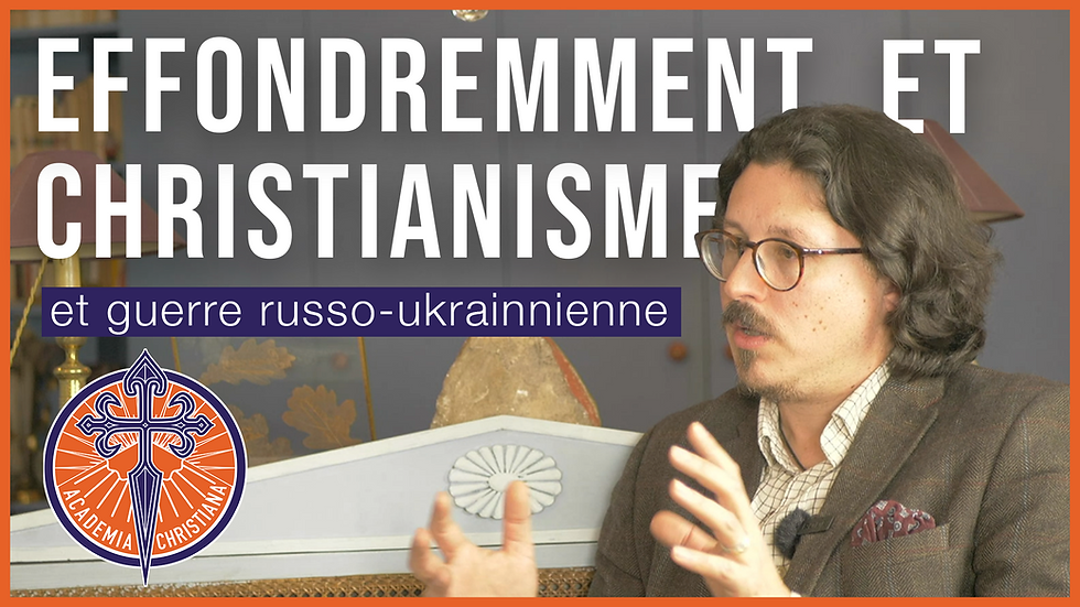  David Engels, effondrement et christianisme