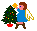 angel w tree