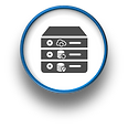 At Home Computer Data Backup Recovery Logo