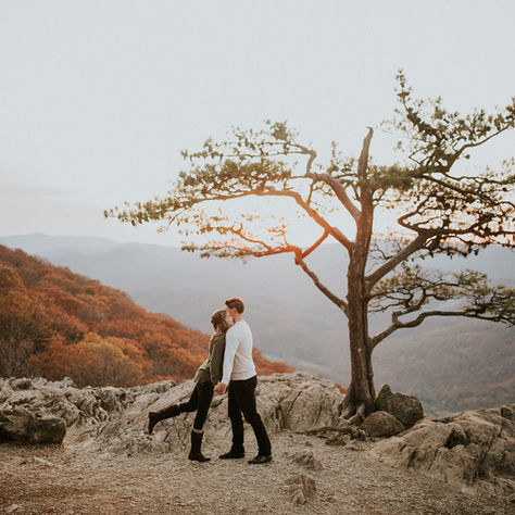 Emily + Remington - BLUE RIDGE ENGAGEMENT AT RAVEN'S ROOST OVERLOOK
