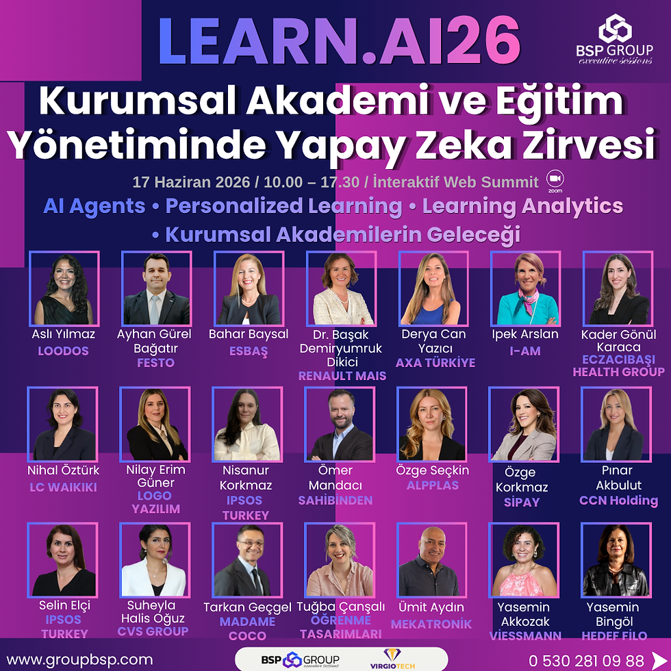 Kurumsal Akademi ve Eğitim Yönetiminde Yapay Zeka Zirvesi (2)