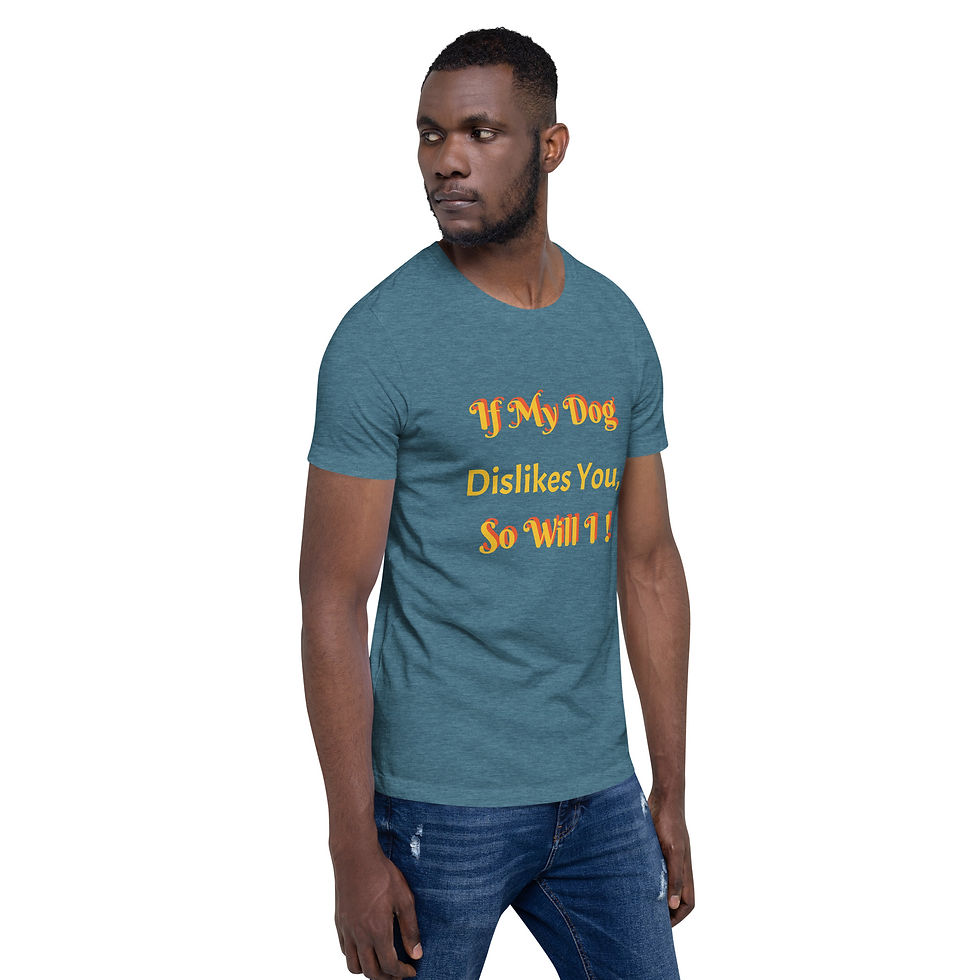 Thumbnail: Dog Dislikes You Unisex t-shirt