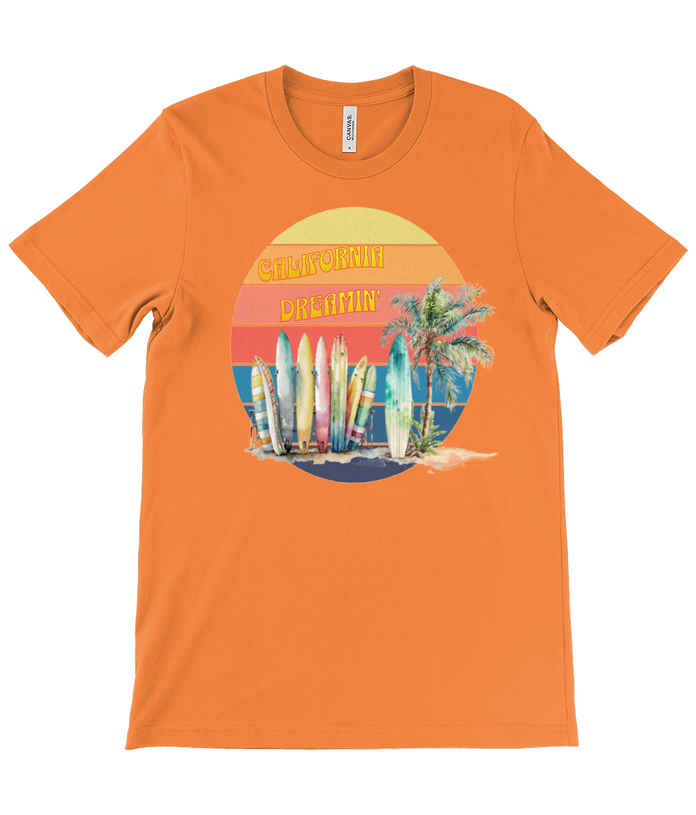 Thumbnail: California Dreamin Crew Neck T-Shirt 