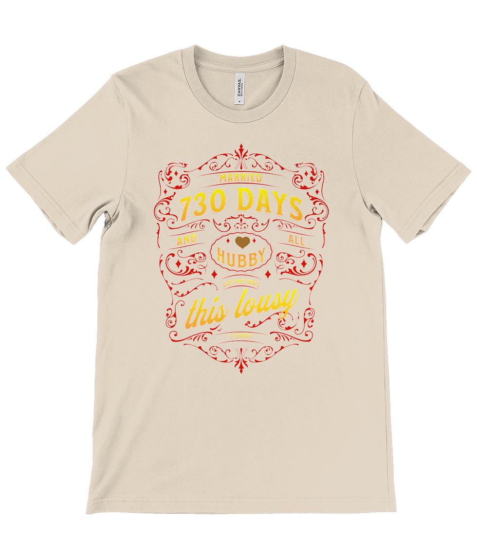 Thumbnail: "2nd anniversary" from hubby Crew neck T-shirt