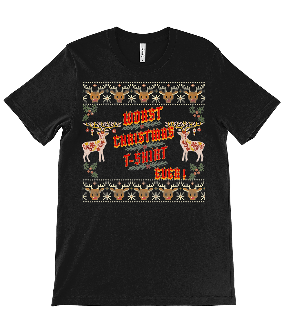 Thumbnail: Worst christmas T-shirt ever Crew Neck T-Shirt worst xmas t shirt