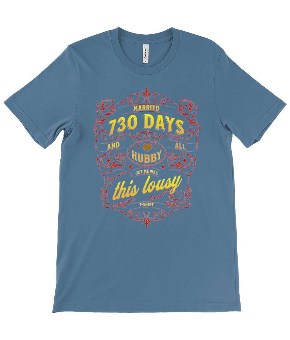Thumbnail: "2nd anniversary" from hubby Crew neck T-shirt