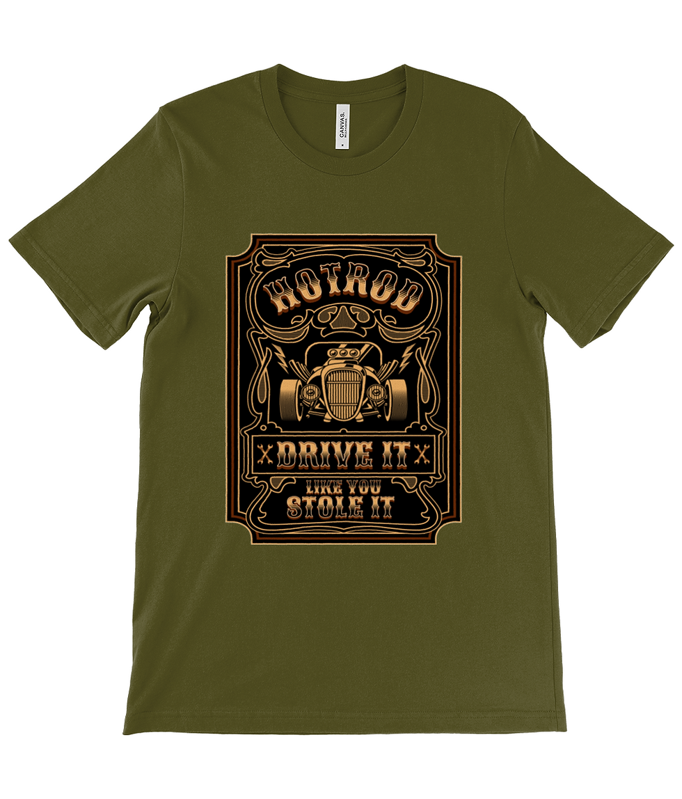 Thumbnail: "Hotrod, Drive it like you stole it"  Crew Neck T-Shirt
