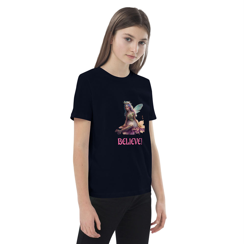 Thumbnail: "Beleive" Organic cotton kids t-shirt