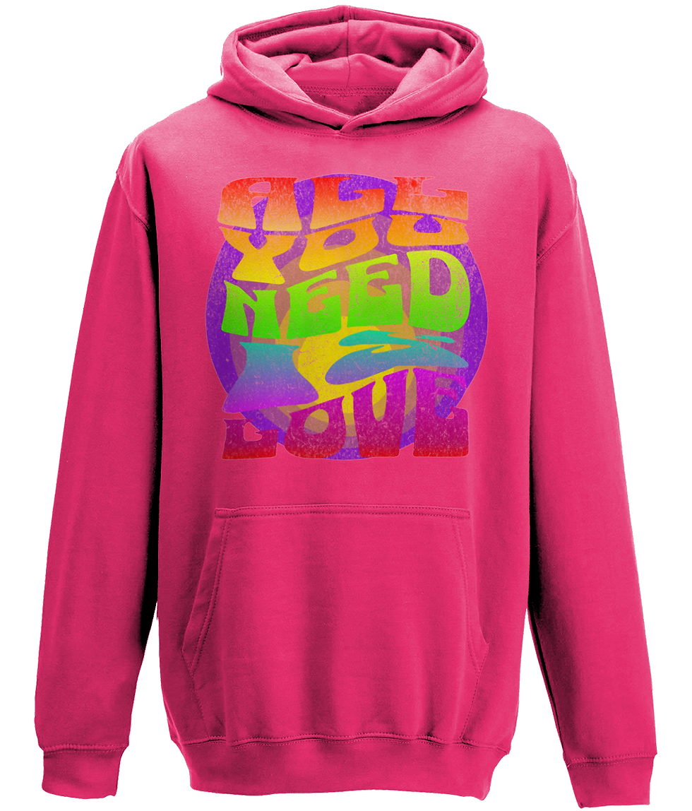 Thumbnail: "All you need is love" Hoodie