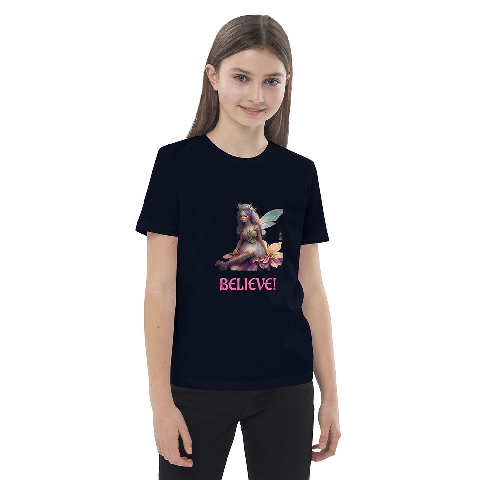 Thumbnail: "Beleive" Organic cotton kids t-shirt