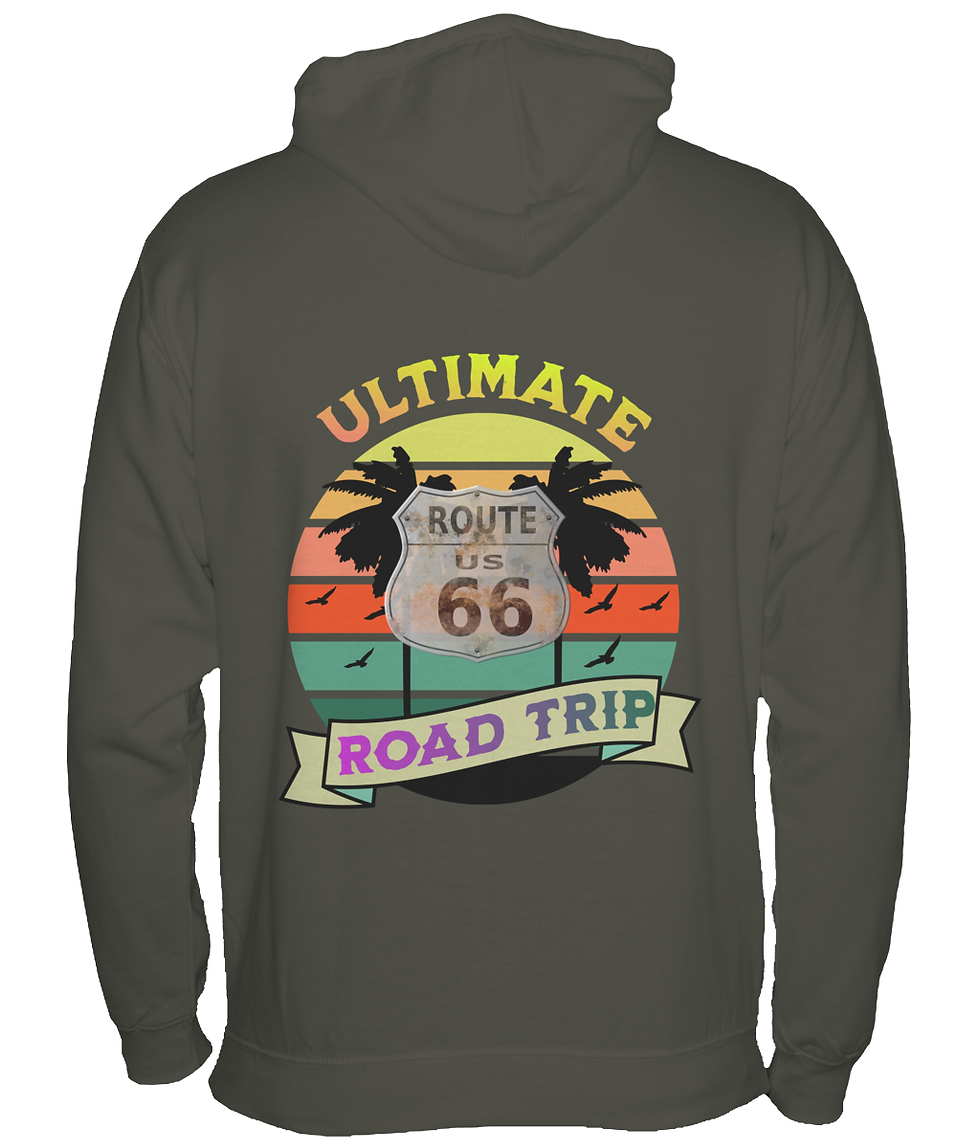 Thumbnail: "Route 66, Ultimate road trip Hoodie