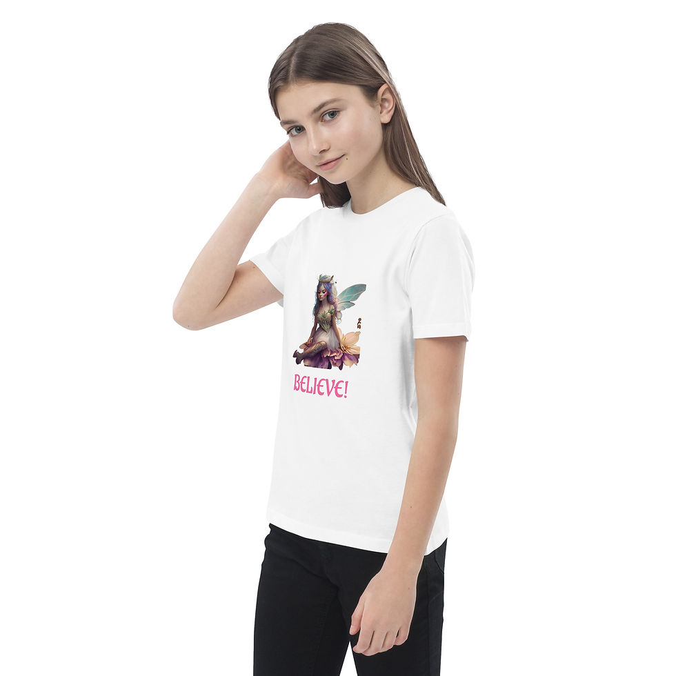 Thumbnail: "Beleive" Organic cotton kids t-shirt