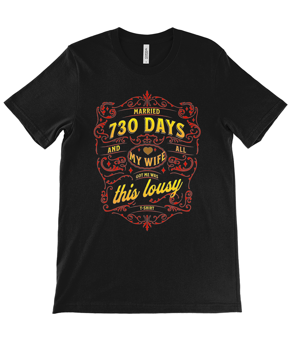 Thumbnail: "2nd anniversary" from wife  Neck T-Shirt