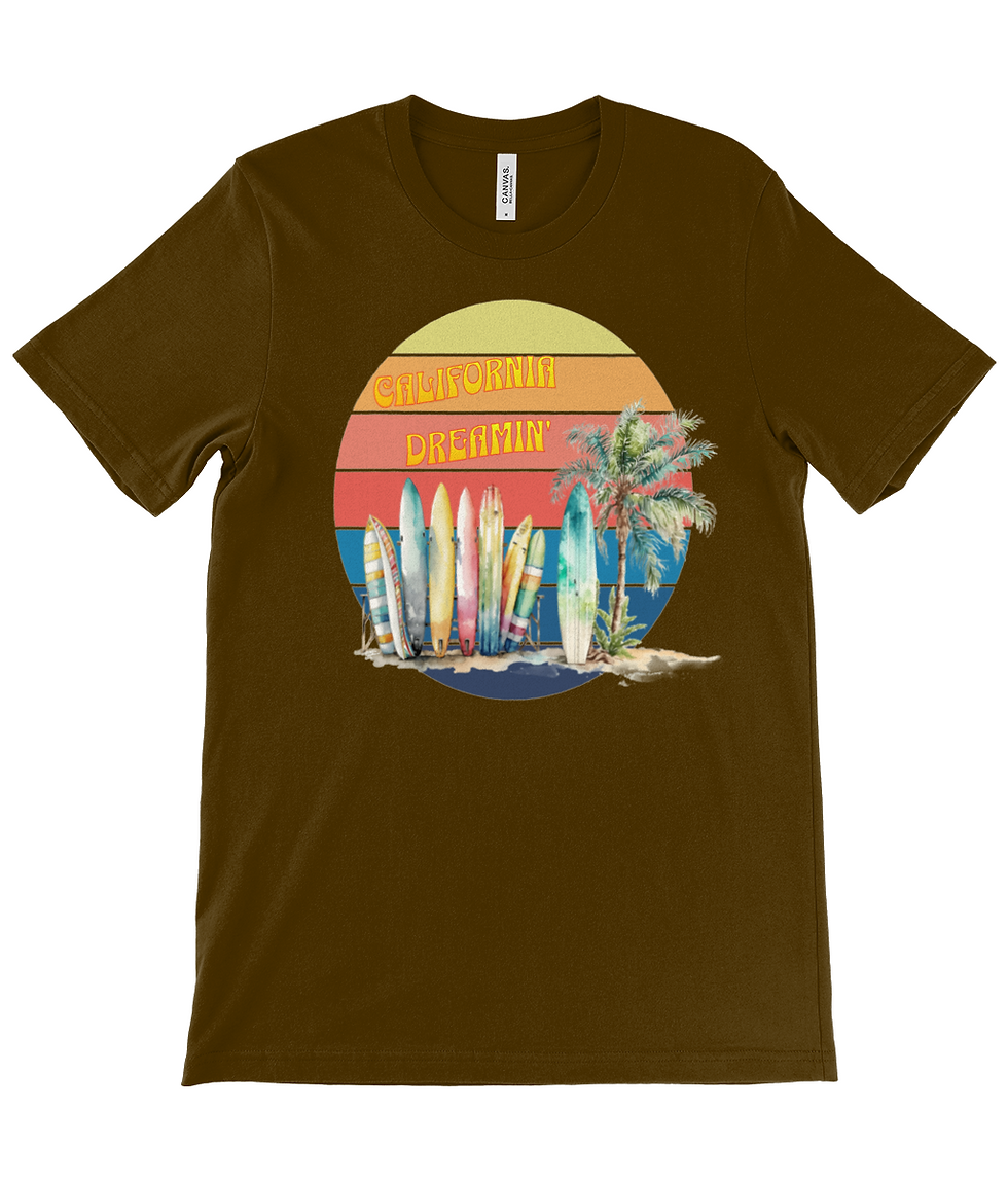 Thumbnail: California Dreamin Crew Neck T-Shirt 