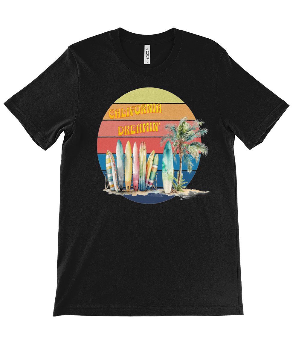 Thumbnail: California Dreamin Crew Neck T-Shirt 