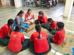 Improving Mind Power Through Pallanguzhi – A Fun Learning Activity at Thaimai Anbu Karangal