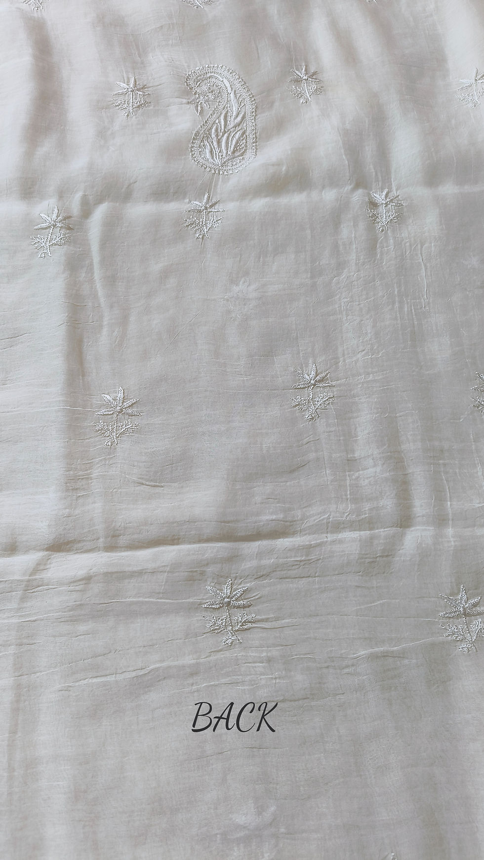 Thumbnail: SCA Pure Mul Chanderi Premium Chikankari Kurta-DupattaSet- Unstitched(Pankh)