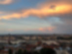 Danube River At Sunset
