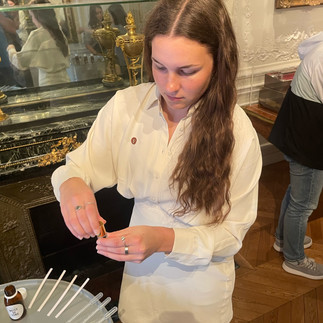 making perfume at Fragonard 