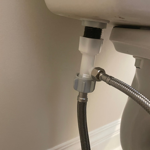 under toilet tank bidet hoses