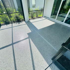Polyaspartic floor coating by Titan Garage