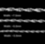 Thumbnail: 999 Pure Silver Rope Chain Necklace | Solid Links | Custom Length