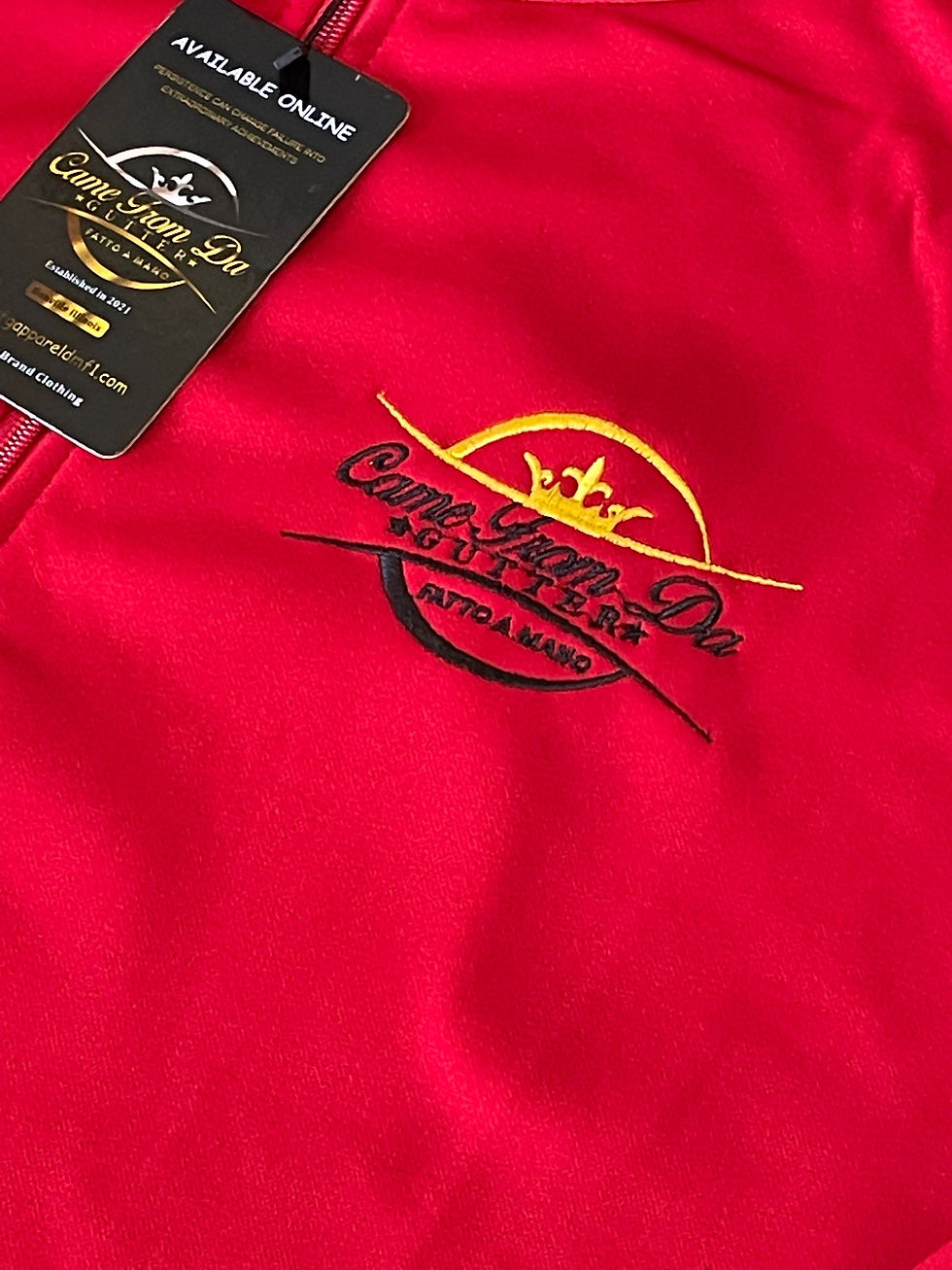 Thumbnail: MJSM0071-Y23 RED 2 PIECE SWEATSUITS