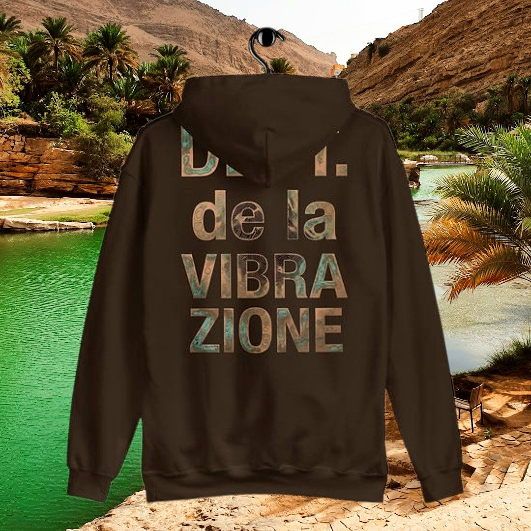 Vibe Dept. Dark Chocolate & Black Unisex Hoodies