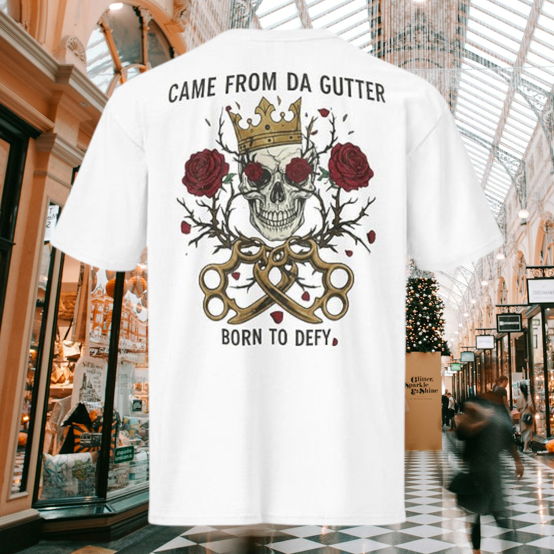 BORN TO DEFY MC1082 I Men's Premium Short Sleeve Tee copy