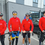 Miniatyrbild: Red Jackets on the parking lot