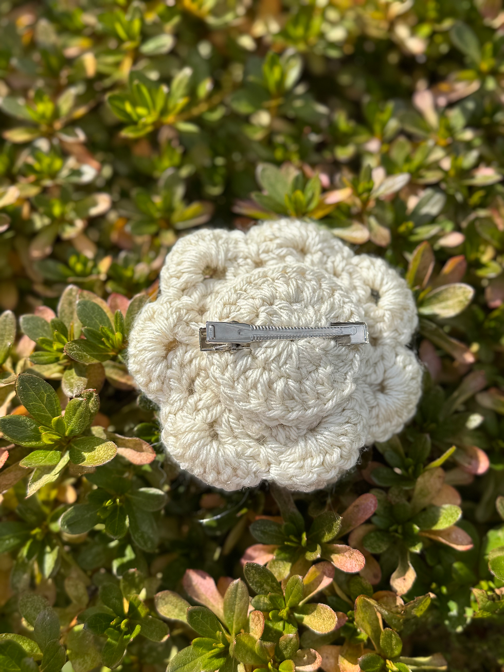 Thumbnail: Ivory Rose Clip