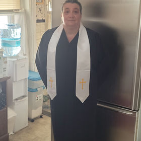 Kelly in Wedding Robe