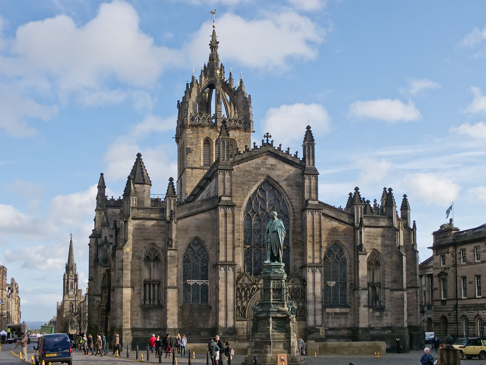 Igreja Saint Giles, Escócia, considerada igreja mãe do Presbiterianismo, onde John Knox pregou.