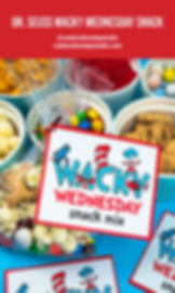 Dr. Seuss Snack Mix Ideas Read Across America