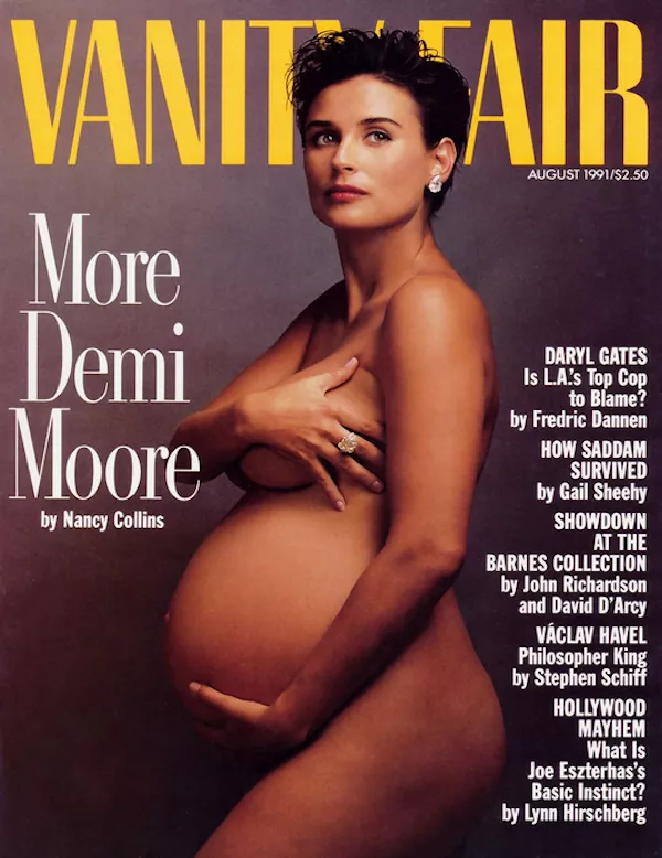 Demi Moore, na capa da Vanity Fair