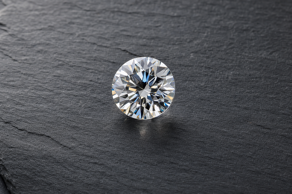 lab grown diamond round brilliant cut natural gemstone jewelry HPHT CVD diamond science real diamond handmade gemstone jewelry