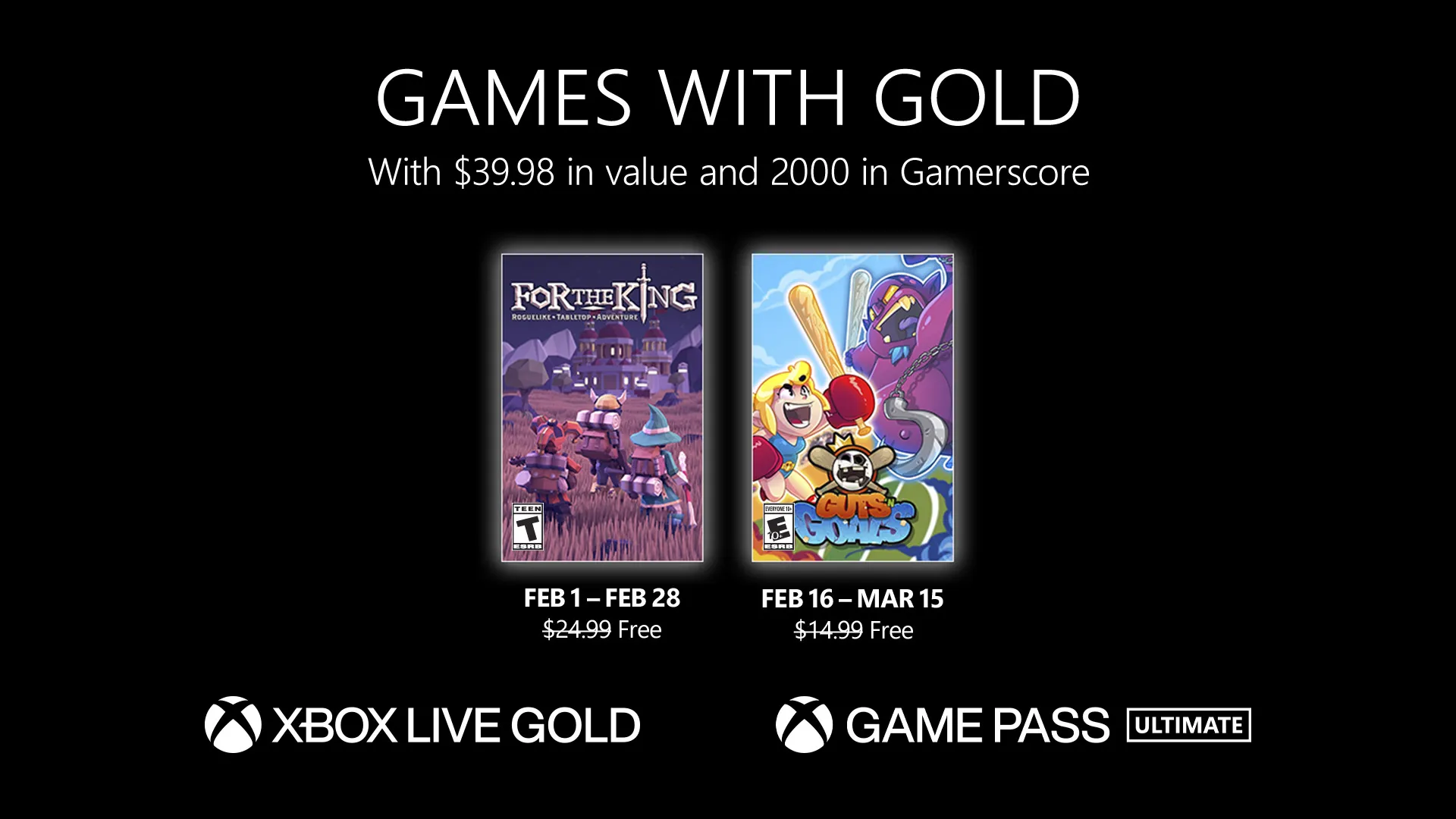 Games with Gold February 2023