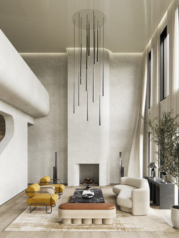 highlighting the calming and natural elements that contribute to a serene space with limewash