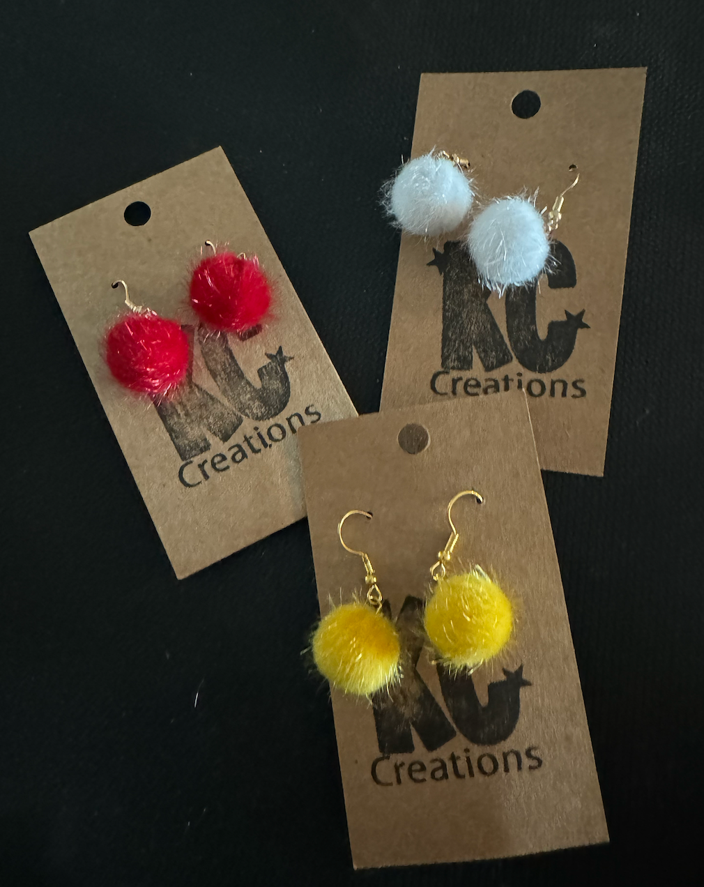 Pom Pom Earrings