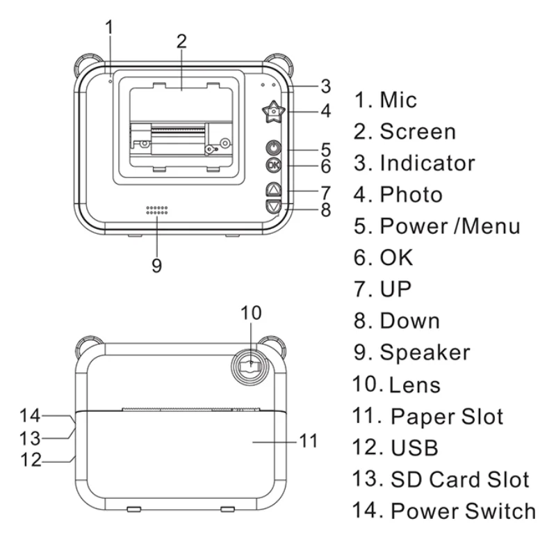 Thumbnail: SnapPrint P2™ Kids Instant Print Camera